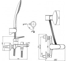 Смеситель Rossinka Silvermix RS45-30
