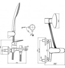 Смеситель Rossinka Silvermix RS45-30