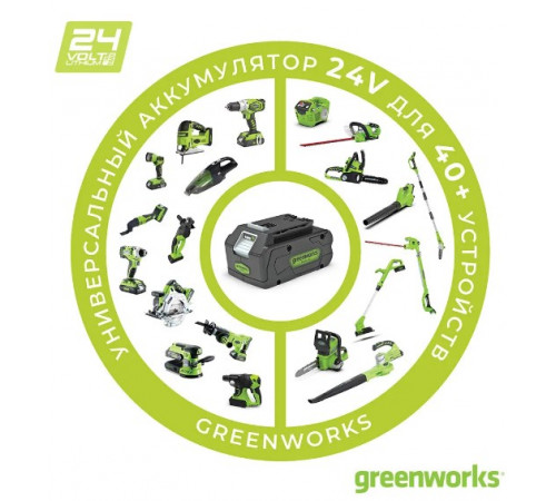Дисковая (циркулярная) пила Greenworks G24MCS 1501207 (без АКБ)