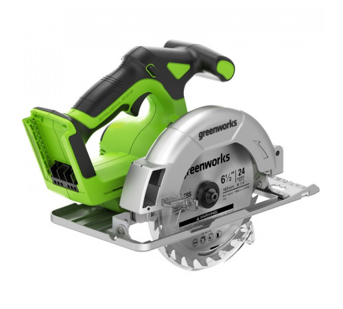 Дисковая (циркулярная) пила Greenworks GD24CS165 1501607 (без АКБ)