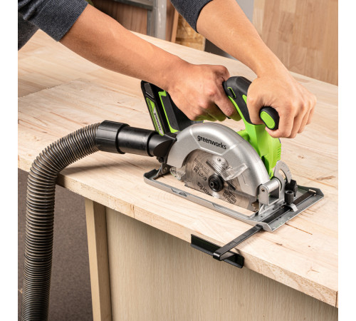 Дисковая (циркулярная) пила Greenworks GD24CS165 1501607 (без АКБ)