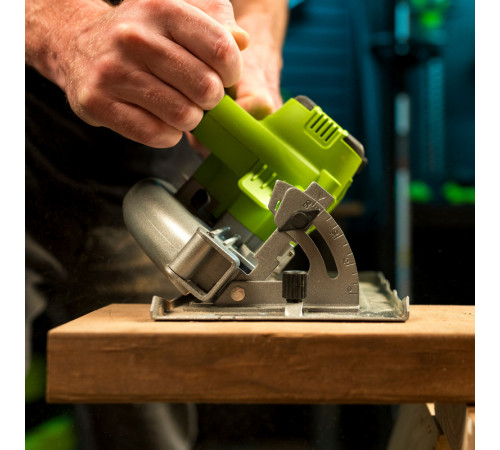 Дисковая (циркулярная) пила Greenworks GD24CS165 1501607 (без АКБ)