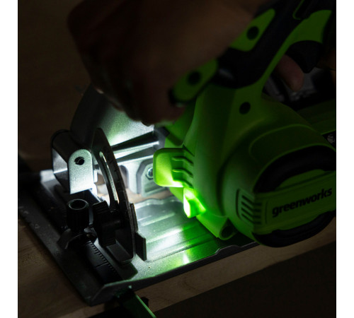 Дисковая (циркулярная) пила Greenworks GD24CS165 1501607 (без АКБ)