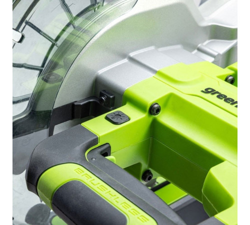 Торцовочная пила Greenworks GD24MS216 1501707UG (с 1-им АКБ)