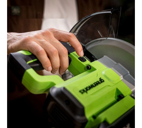 Торцовочная пила Greenworks GD24MS216 1501707UG (с 1-им АКБ)