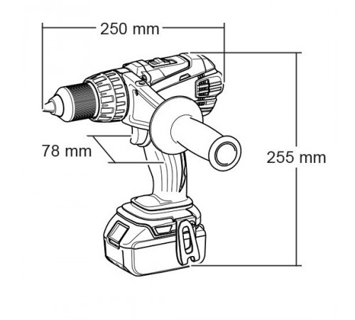 Дрель-шуруповерт Makita DDF458Z (без АКБ)