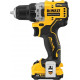 Дрель-шуруповерт DeWALT DCD701D2 (с 2-мя АКБ)