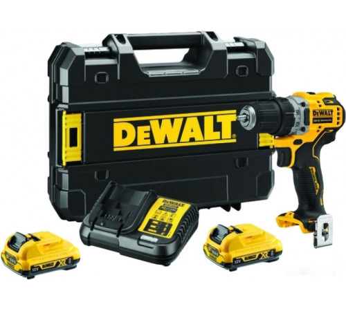 Дрель-шуруповерт DeWALT DCD701D2 (с 2-мя АКБ)