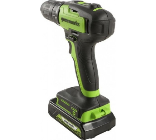Аккумуляторная дрель-шуруповерт Greenworks GD24DD35 24В (3704007UA)
