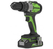 Ударная дрель-шуруповерт Greenworks GD24DD60 24V (3704107)