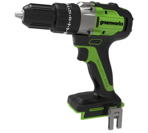 Ударная дрель-шуруповерт Greenworks GD24DD60 24V (3704107)