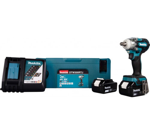 Гайковерт Makita DTW300RTJ (с 2-мя АКБ)