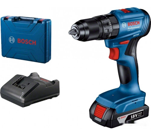 Ударная дрель-шуруповерт Bosch GSB 185-LI Professional 06019K3101 (с 1-им АКБ, кейс)