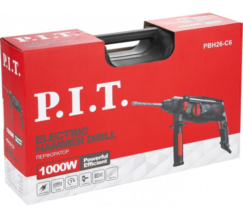 Перфоратор P.I.T. PBH26-C6 (кейс)