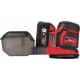 Шлифовальная машина Milwaukee M18 BOS125-502B 4933464229 (с 2-мя АКБ, сумка)