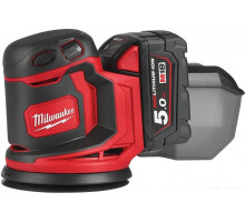 Шлифовальная машина Milwaukee M18 BOS125-502B 4933464229 (с 2-мя АКБ, сумка)