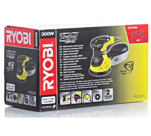 Шлифовальная машина Ryobi ROS300