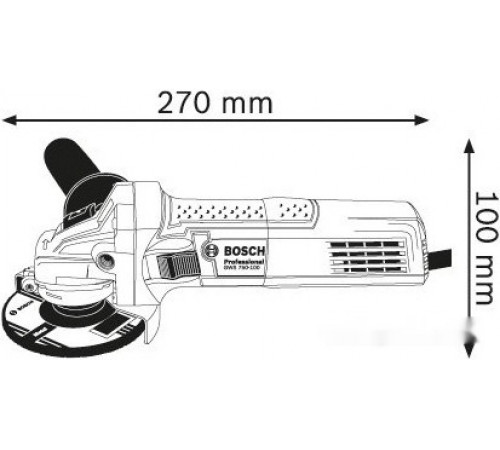 Угловая шлифмашина Bosch GWS 750 S Professional 0601394121