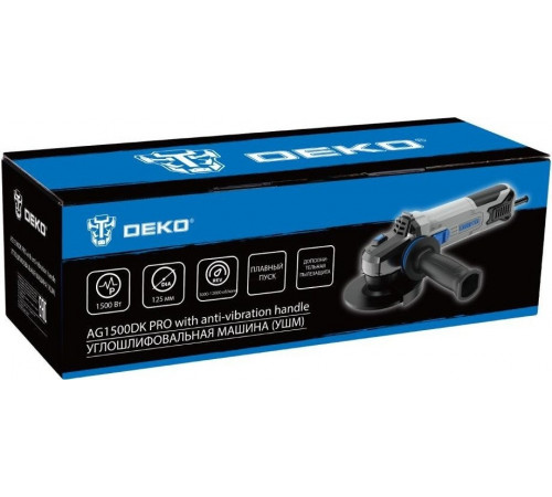 Угловая шлифмашина Deko AG1500DK PRO 083-1026