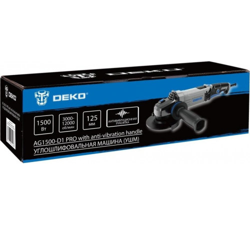 Угловая шлифмашина Deko AG1500-D1 Pro 083-1028