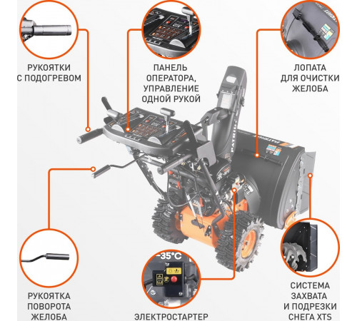 Снегоуборщик Patriot Сибирь 67 E