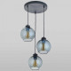 Подвеcная люстра TK Lighting Cubus Graphite 2819