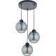 Подвеcная люстра TK Lighting Cubus Graphite 2819