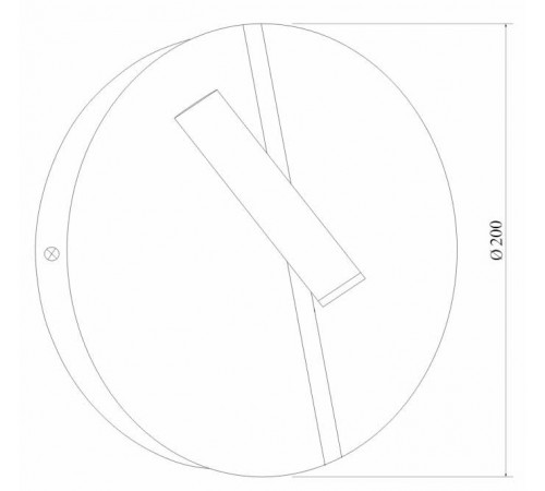 Спот Elektrostandard Drom 40105/LED (чёрный жемчуг)