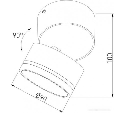 Уличный настенный светильник Elektrostandard Okko 35157/U (черный)