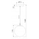 Уличный подвесной светильник Elektrostandard Sfera H D150 35158/H (черный)