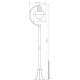 Садовый светильник Elektrostandard Talli F GL 3002F (черный)