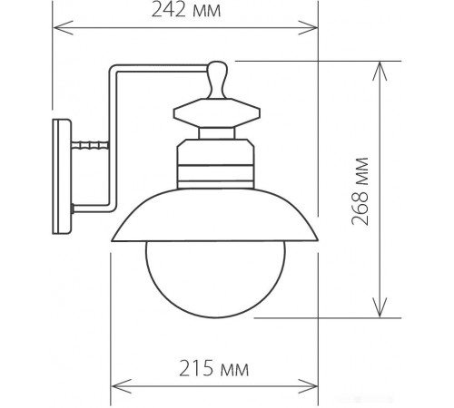 Уличный настенный светильник Elektrostandard Talli D GL 3002D (черный)