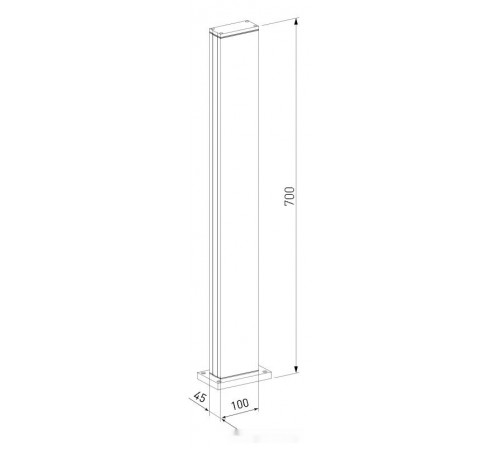 Садовый светильник Elektrostandard 1538 Techno Led (черный)