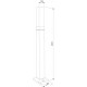 Садовый светильник Elektrostandard 1537 Techno Led (серый)