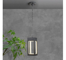 Уличный подвесной светильник Elektrostandard Frame 1528 Techno LED (серый)