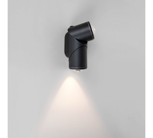 Уличный настенный светильник Elektrostandard Gira D LED 35127/D (черный)