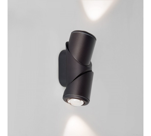 Уличный настенный светильник Elektrostandard Gira D LED 35127/D (черный)