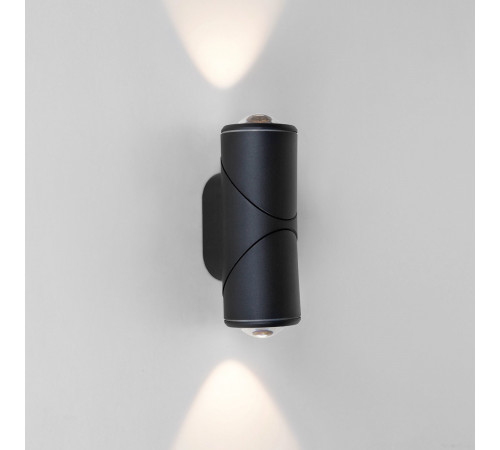 Уличный настенный светильник Elektrostandard Gira D LED 35127/D (черный)