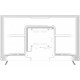 Телевизор TopDevice 43" 4K OS SALUTE TV (белый)