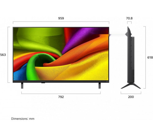 Телевизор LG NANO 4K UHD AI NU90 43NU900B6LA